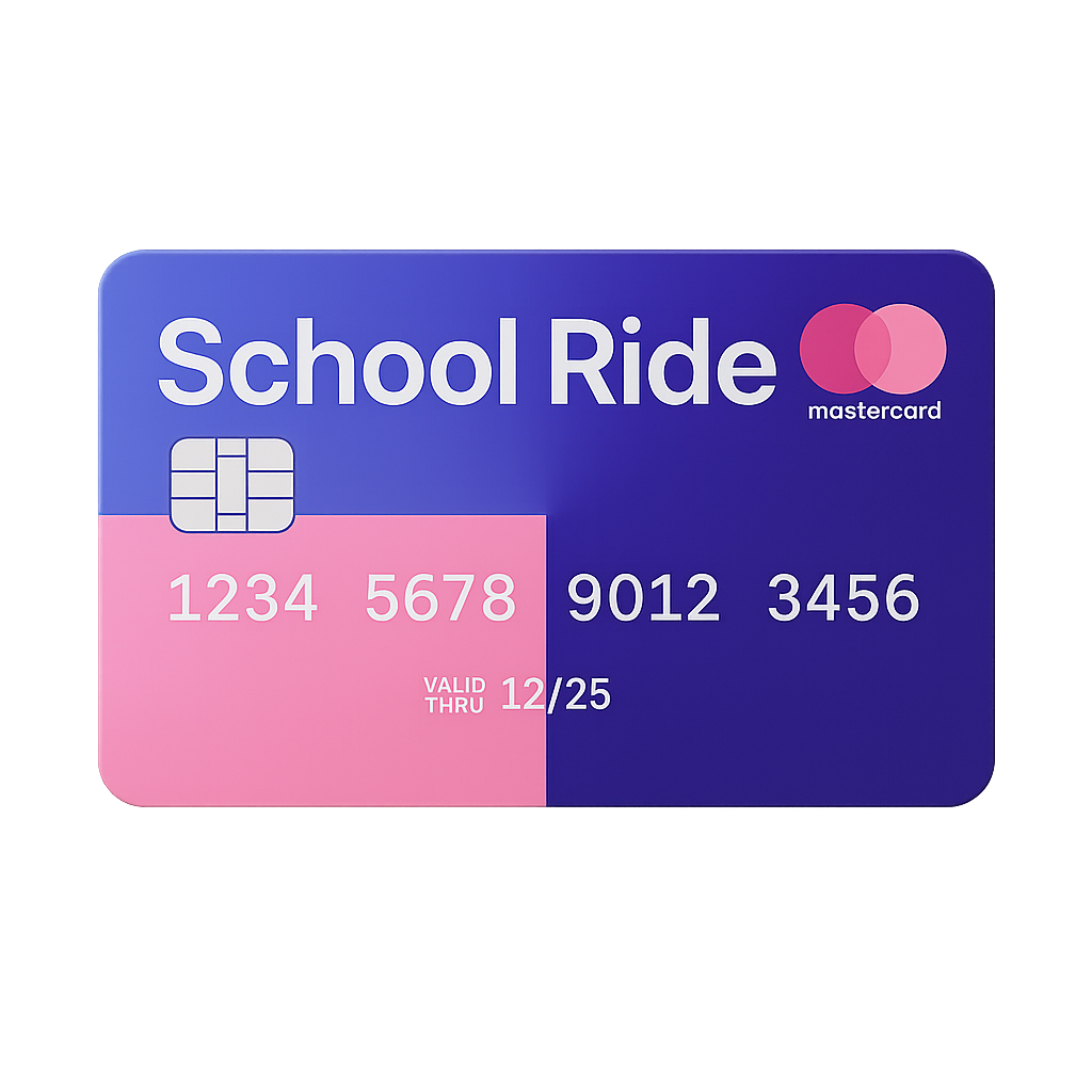 SchoolRide Payment Card